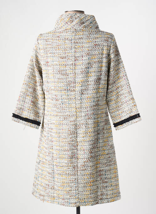 Rochie scurtă bej MALOKA femeie