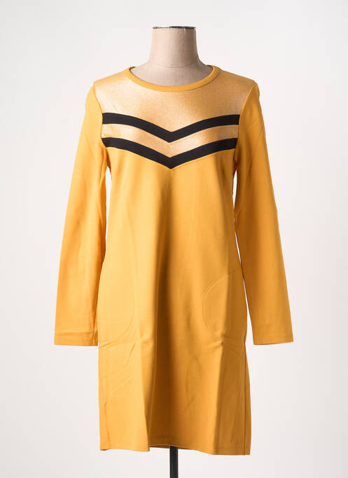 Rochie scurtă portocaliu MALOKA femeie