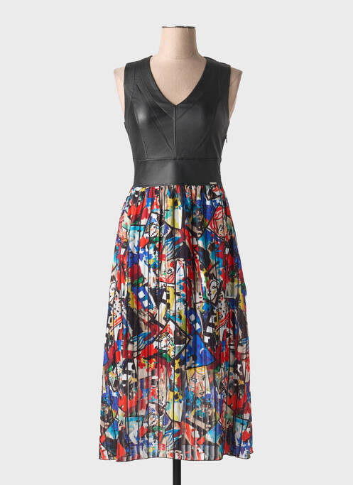 Rochie midi negru MALOKA femeie