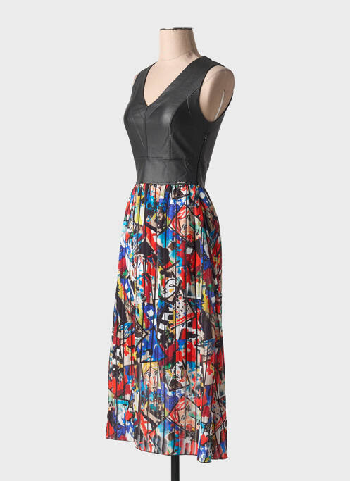 Rochie midi negru MALOKA femeie