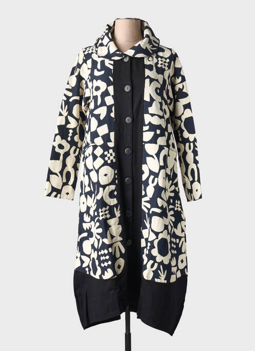 Palton lung alb G!OZE femeie