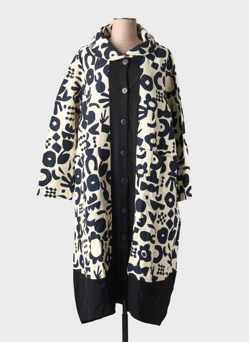 Palton lung negru G!OZE femeie