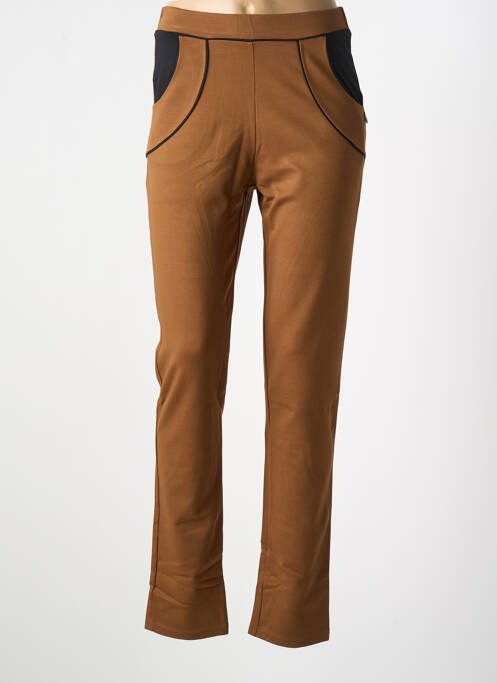 Pantalon slim maro MALOKA femeie
