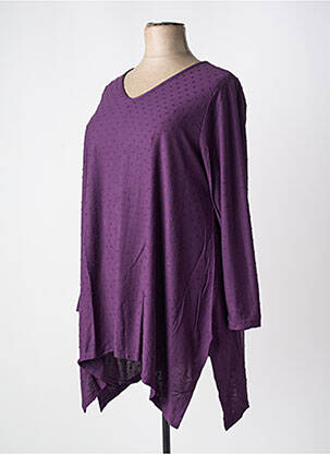 Tunică mâneci lungi violet G!OZE femme