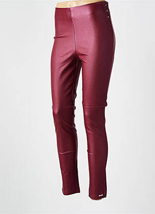 Pantalon slim roșu MALOKA femeie