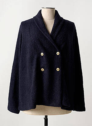 Vestă cu mâneci lungi albastru MALOKA femeie