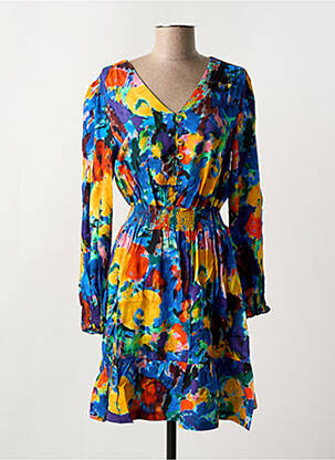 Rochie scurtă albastru MALOKA femeie