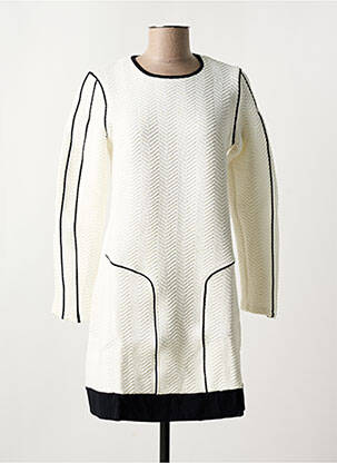 Rochie scurtă bej MALOKA femeie