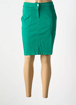 Fustă scurtă verde MALOKA femeie