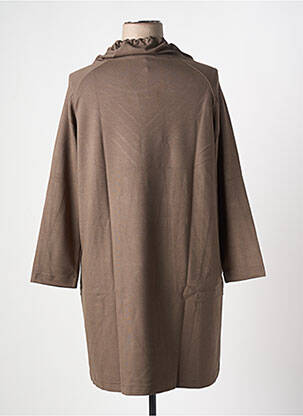 Rochie pulover maro MALOKA femeie