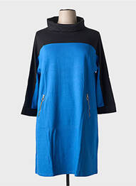 Rochie pulover albastru MALOKA femeie