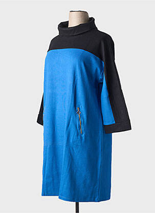 Rochie pulover albastru MALOKA femeie