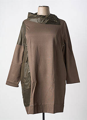 Rochie midi kaki MALOKA femeie
