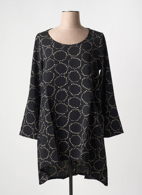 Tunică mâneci lungi negru G!OZE femeie