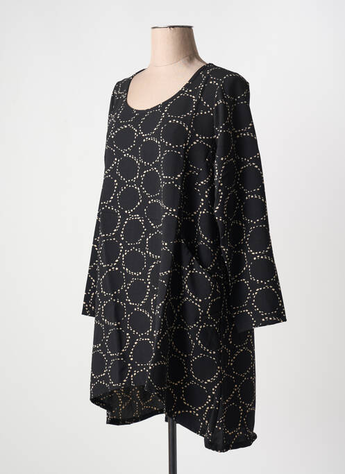 Tunică mâneci lungi negru G!OZE femeie