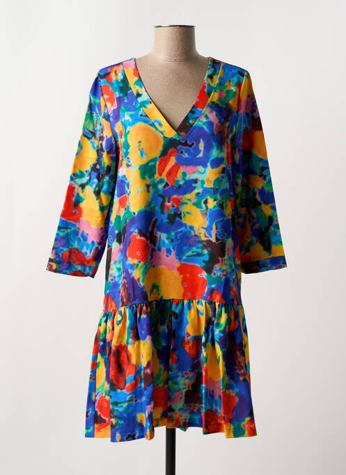 Rochie scurtă albastru MALOKA femeie