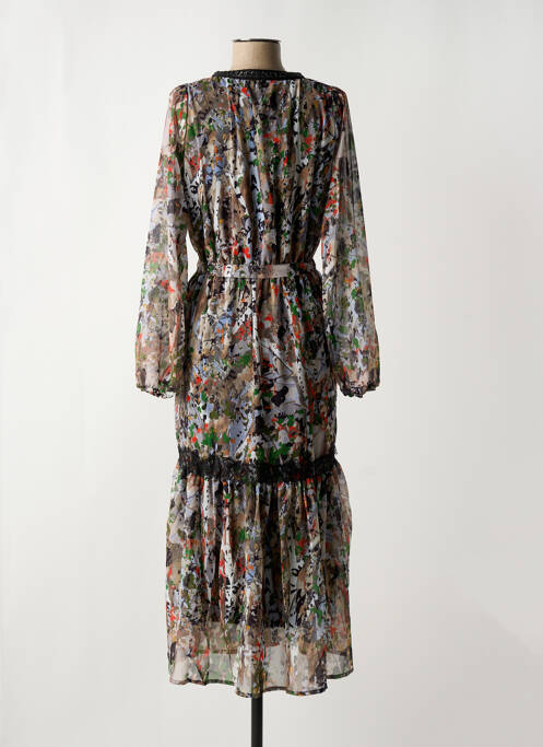 Rochie lungă negru MALOKA femeie