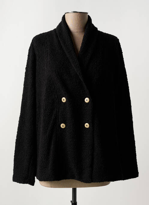 Vestă cu mâneci lungi negru MALOKA femeie