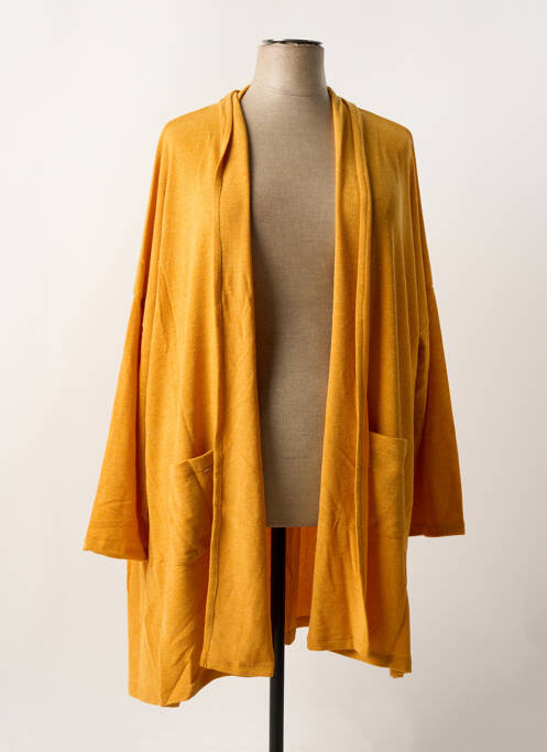 Vestă cu mâneci lungi portocaliu MALOKA femeie