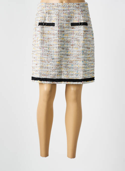 Fustă scurtă bej MALOKA femeie