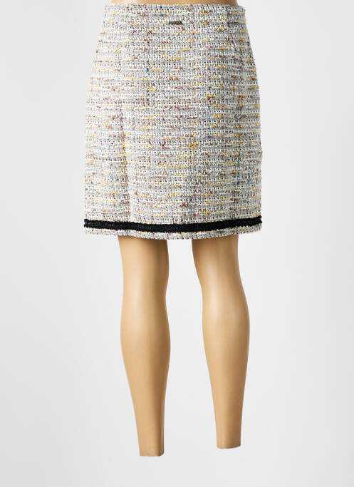 Fustă scurtă bej MALOKA femeie