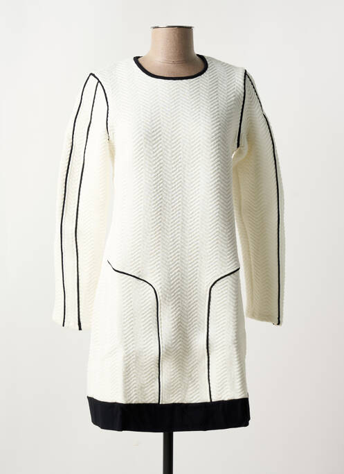 Rochie scurtă bej MALOKA femeie