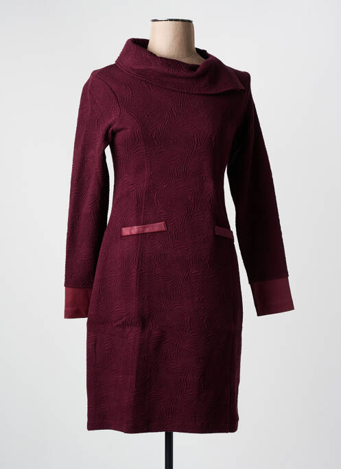 Rochie midi roz MALOKA femeie