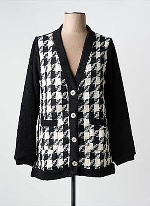 Vestă cu mâneci lungi negru MALOKA femeie