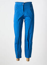 Pantalon slim albastru MALOKA femeie