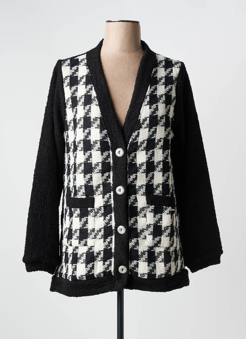 Vestă cu mâneci lungi negru MALOKA femeie