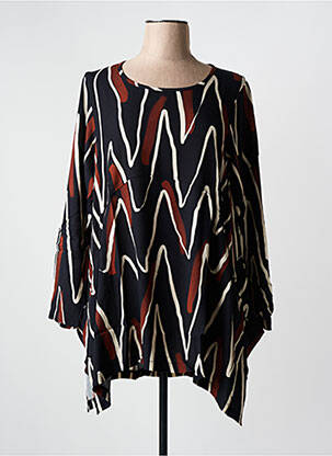 Tunică mâneci lungi negru G!OZE femeie