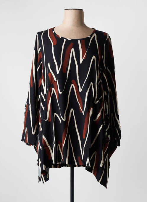 Tunică mâneci lungi negru G!OZE femeie