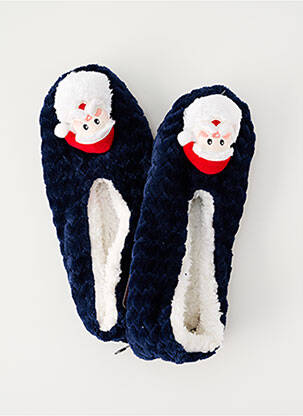 Papuci/Pantofi de casă albastru SARENZA femeie