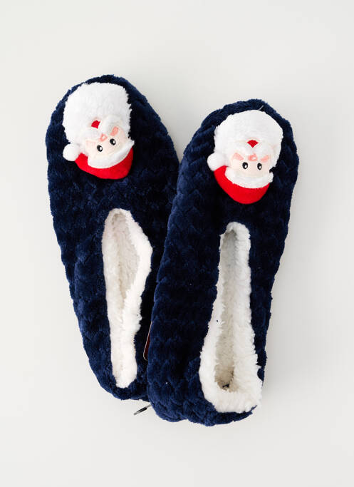 Papuci/Pantofi de casă albastru SARENZA femeie