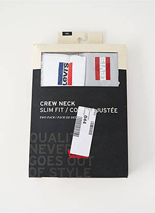 Tricou guler rotund alb LEVI'S bărbat