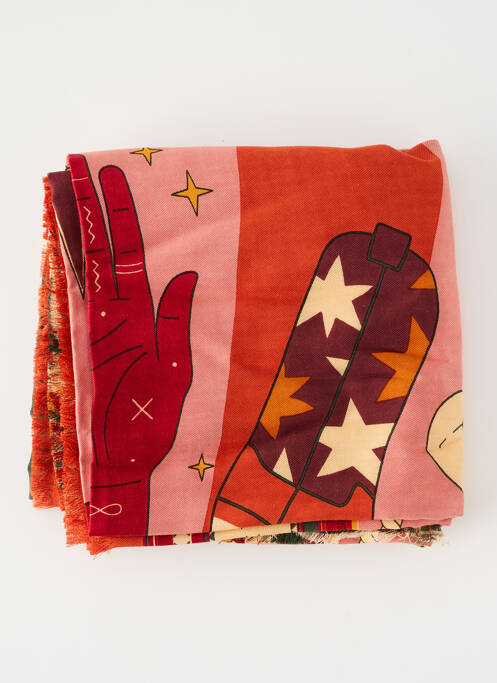 Eșarfă roz WILD femeie