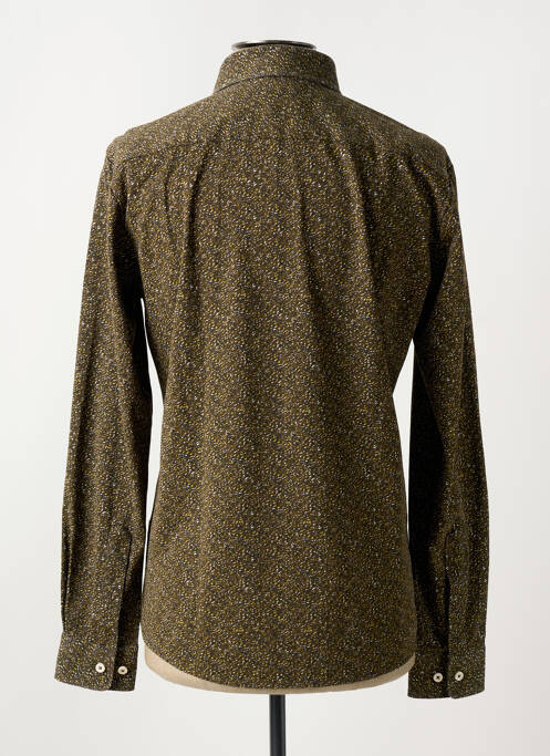 Cămașă cu mâneci lungi kaki HUGO BOSS bărbat