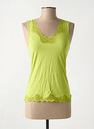 Top/caraco țesătură jersey verde ANTIGEL femeie
