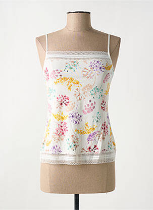 Top/Caraco alb ANTIGEL femeie