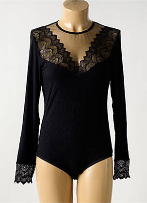 Body de lenjerie elasticitate negru ANTIGEL femeie