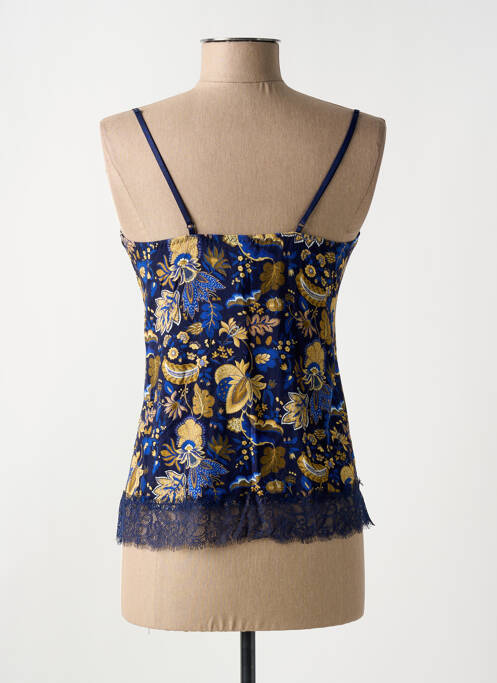 Pijama decolteu în v albastru ANTIGEL femme