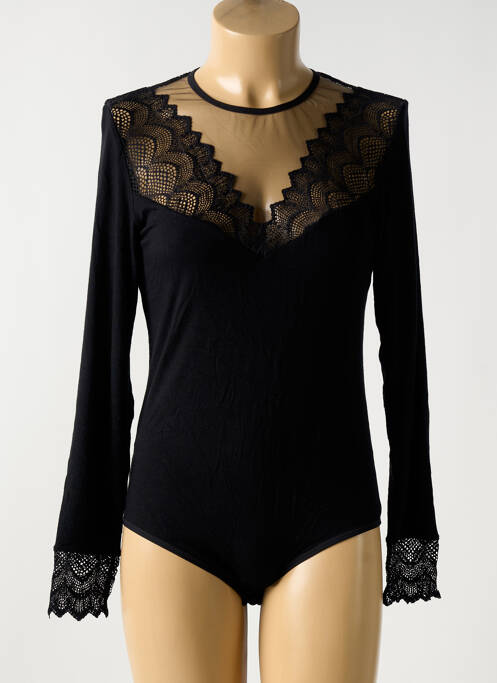 Body de lenjerie elasticitate negru ANTIGEL femme