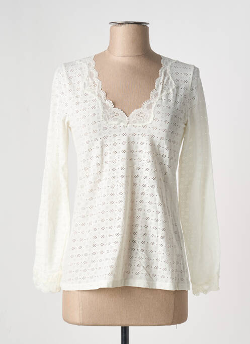 Top/Caraco alb ANTIGEL femeie