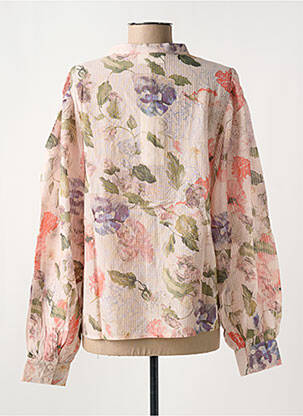 Cămașă imprimeu floral mâneci lungi roz CREAM femeie