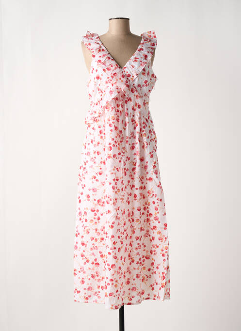 Rochie lungă alb CREAM femeie