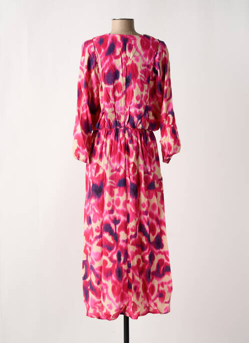 Rochie midi roz JULIE GUERLANDE femeie