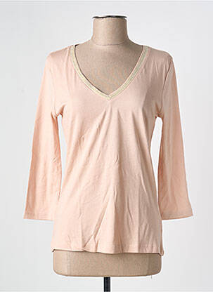 Tricou mâneci 3/4 mâneci 3/4 roz CREAM femeie