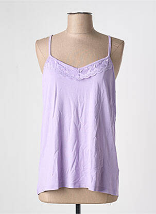 Top elasticitate bretele subțiri violet CREAM femeie
