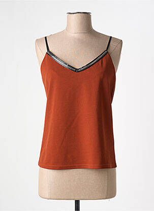 Top portocaliu FILLE A SUIVRE femeie