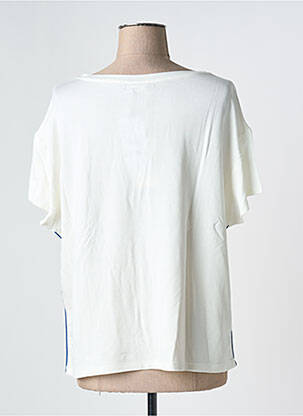 Tricou imprimeu fantezie mâneci scurte bej BARBARA LEBEK femeie